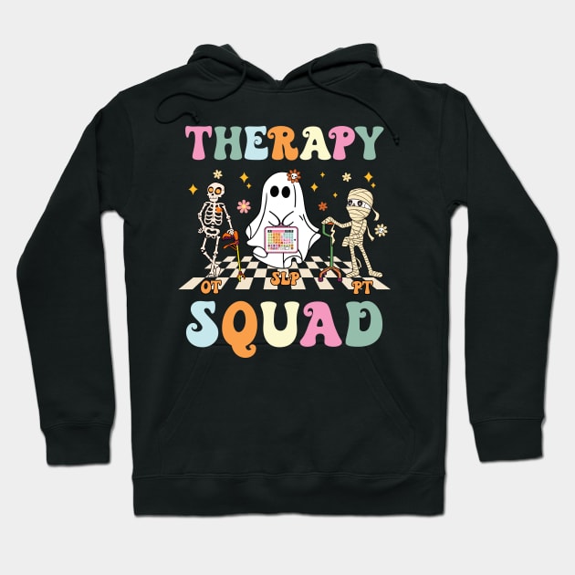 Therapy Squad SLP OT PT Team Halloween Speech Physical Hoodie by antrazdixonlda